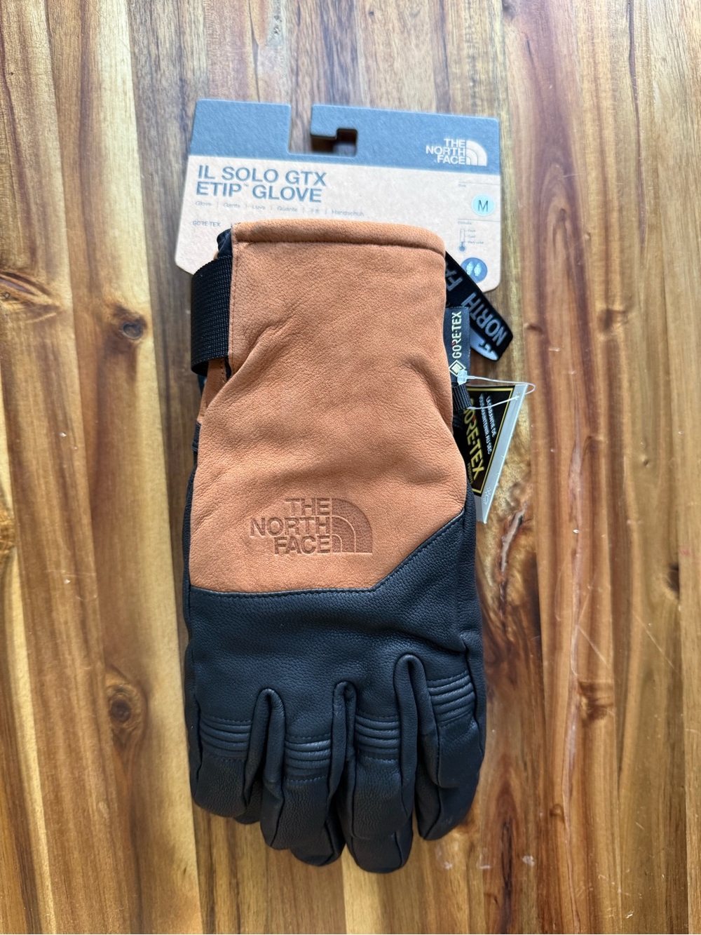 The North Face  IL Solo GTX Etip Glove — Black & Brown